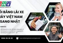 Đổi bằng lái xe máy Việt Nam sang Nhật