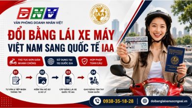 Đổi bằng lái xe máy Việt Nam sang quốc tế IAA