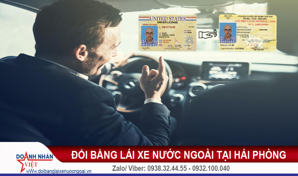 đổi bằng lái xe nước ngoài tại hải phòng