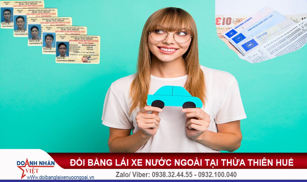 đổi bằng lái xe nước ngoài tại thừa thiên huế