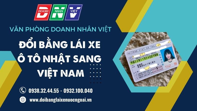 Đổi bằng lái xe ô tô Nhật sang Việt Nam