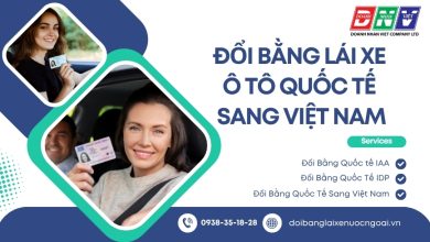 Đổi bằng lái xe ô tô quốc tế sang Việt Nam