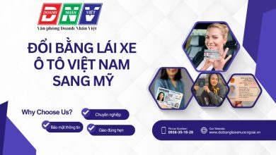 Đổi bằng lái xe ô tô Việt Nam sang Mỹ