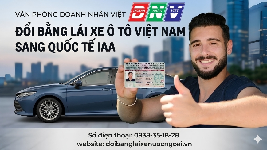 Đổi bằng lái xe ô tô Việt Nam sang quốc tế IAA