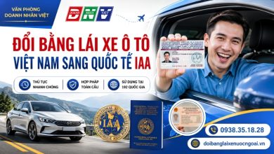 Đổi bằng lái xe ô tô Việt Nam sang quốc tế IAA