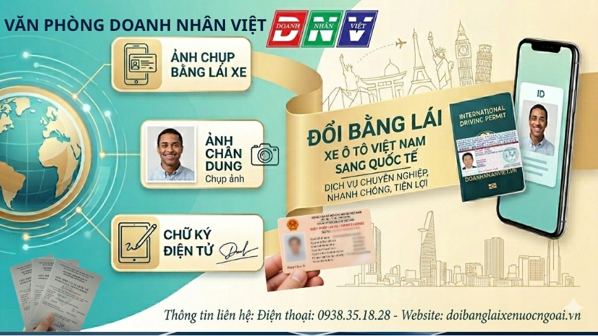 Đổi bằng lái xe ô tô Việt Nam sang quốc tế
