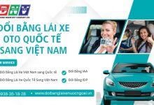 Đổi bằng lái xe oto quốc tế sang Việt Nam