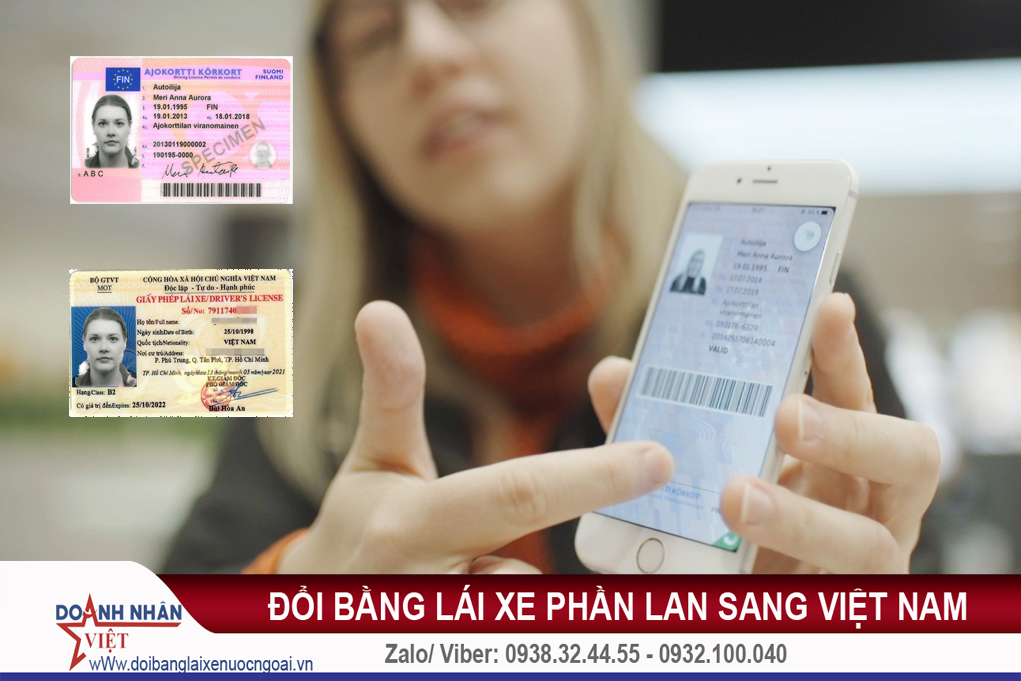 Đổi bằng lái xe Phần Lan sang Việt Nam