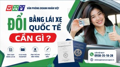 Đổi bằng lái xe quốc tế cần gì ?