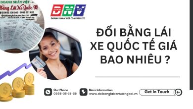 Đổi bằng lái xe quốc tế giá bao nhiêu