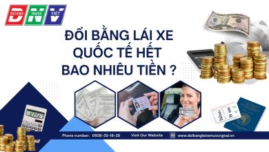 Đổi bằng lái xe quốc tế hết bao nhiêu tiền