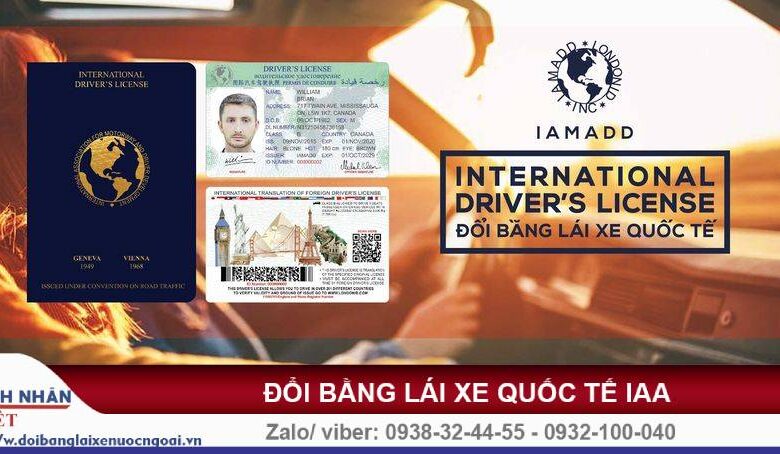 Đổi bằng lái xe quốc tế hết hạn