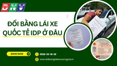 Đổi bằng lái xe quốc tế IDP ở đâu
