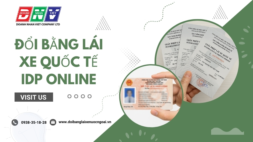 Đổi bằng lái xe quốc tế IDP online