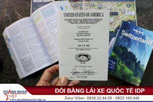 Đổi bằng lái xe quốc tế mất bao lâu