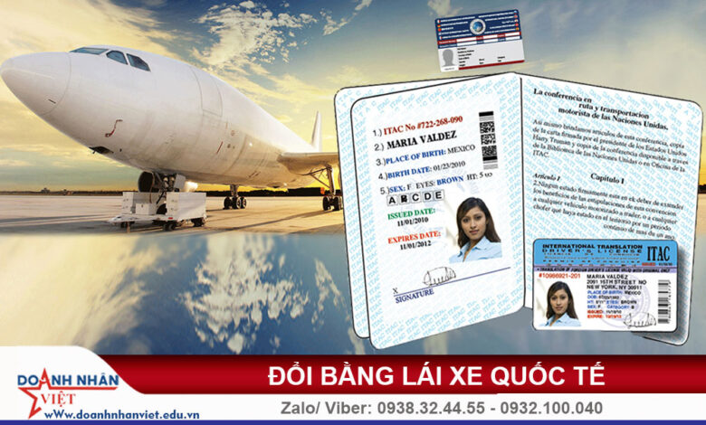 Đổi bằng lái xe quốc tế mất bao lâu