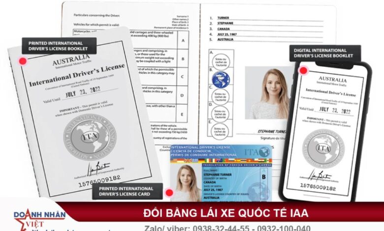 Đổi bằng lái xe quốc tế ở đâu