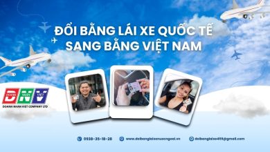 Đổi bằng lái xe quốc tế sang bằng Việt Nam