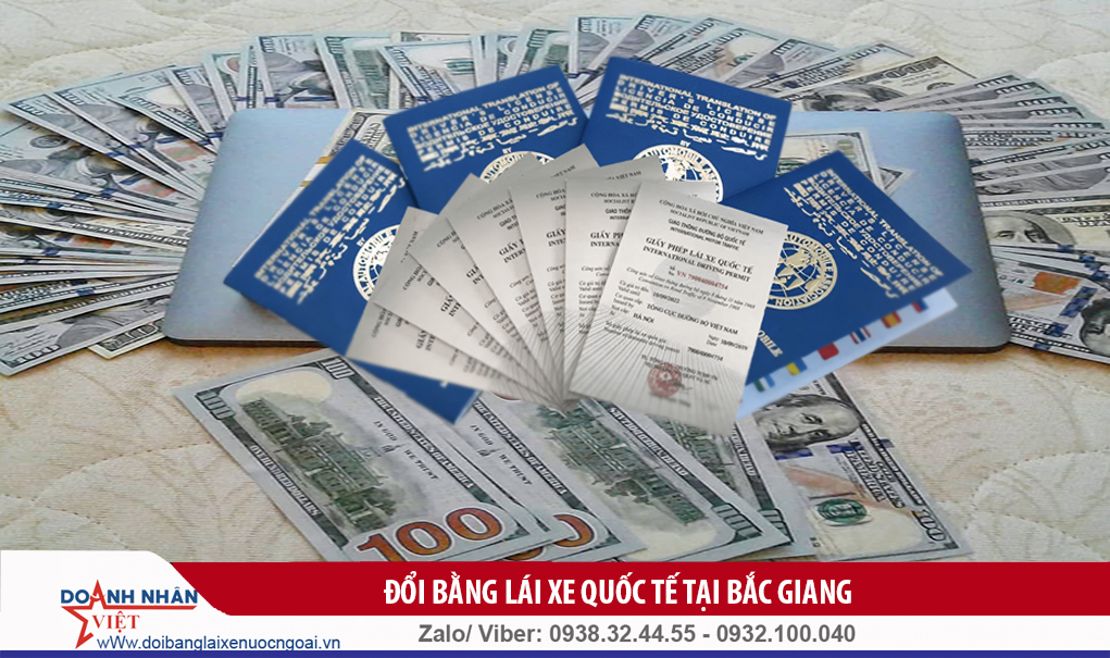 Đổi bằng lái xe quốc tế tại bắc giang