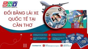 Đổi bằng lái xe quốc tế tại Cần Thơ