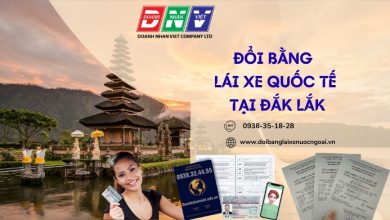 Đổi bằng lái xe quốc tế tại Đắk Lắk