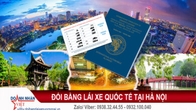 Đổi bằng lái xe quốc tế tại Hà Nội