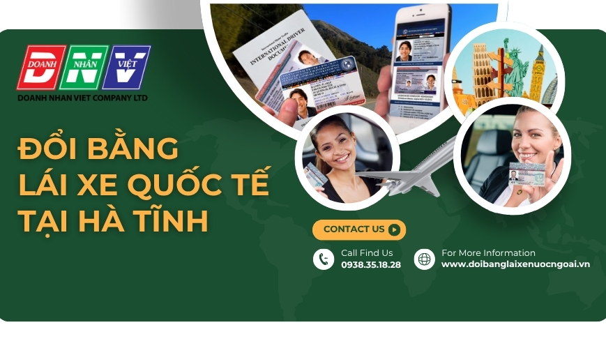 Đổi bằng lái xe quốc tế tại Hà Tĩnh