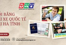 Đổi bằng lái xe quốc tế tại Hà Tĩnh