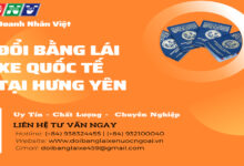 Đổi bằng lái xe quốc tế tại Hưng Yên