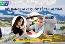Đổi bằng lái xe quốc tế tại Lai Châu