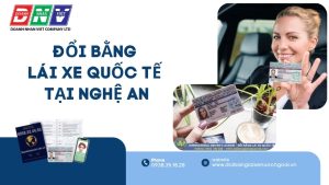 Đổi bằng lái xe quốc tế tại Nghệ An