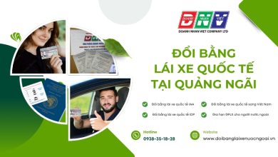 Đổi bằng lái xe quốc tế tại Quảng Ngãi