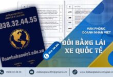 Đổi bằng lái xe quốc tế trực tuyến