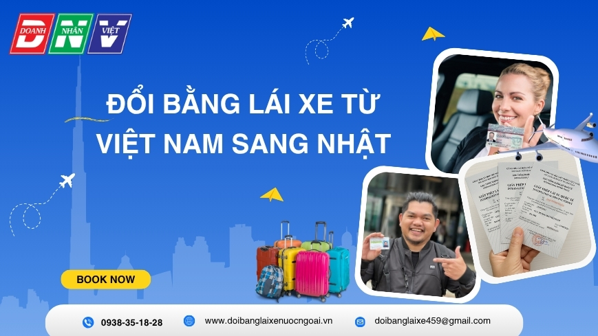 Đổi bằng lái xe từ Việt Nam sang Nhật