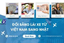 Đổi bằng lái xe từ Việt Nam sang Nhật