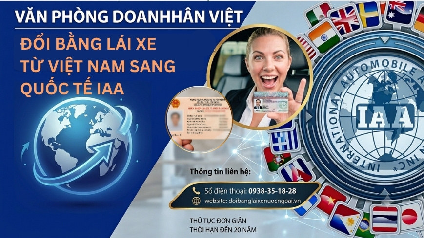 Đổi bằng lái xe từ Việt Nam sang quốc tế IAA