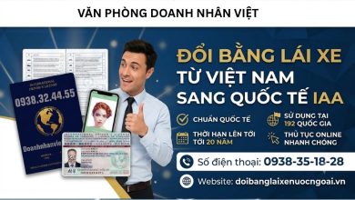 Đổi bằng lái xe từ Việt Nam sang quốc tế IAA