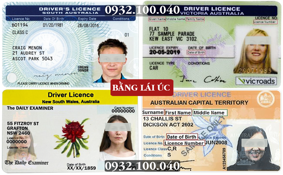 Đổi bằng lái xe Úc sang Việt Nam