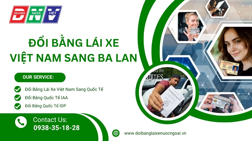 Đổi bằng lái xe Việt Nam sang Ba Lan
