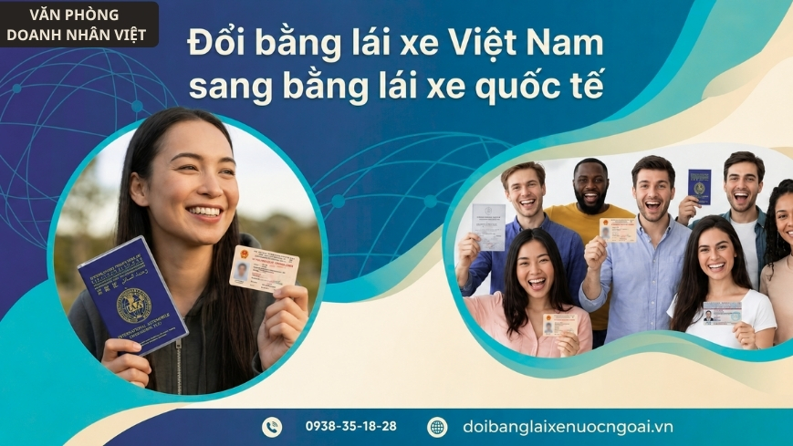 Đổi bằng lái xe Việt Nam sang bằng lái xe quốc tế