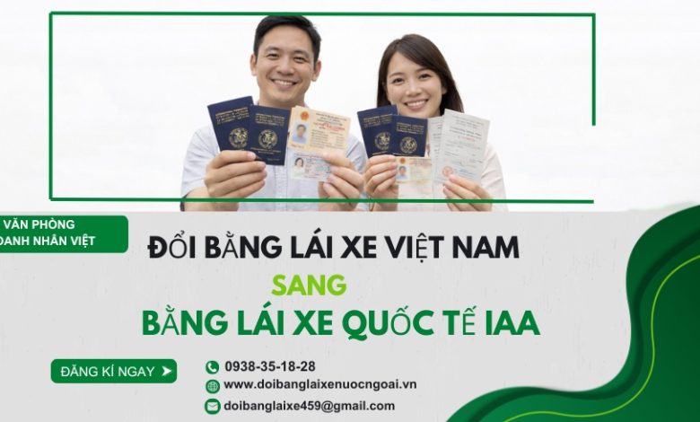 Đổi bằng lái xe Việt Nam sang bằng lái xe quốc tế