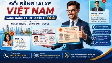 Đổi bằng lái xe Việt Nam sang bằng lái xe quốc tế IAA