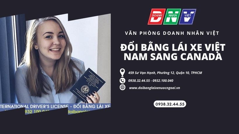 Đổi bằng lái xe Việt Nam sang Canada