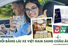 Đổi bằng lái xe Việt Nam sang Châu Âu