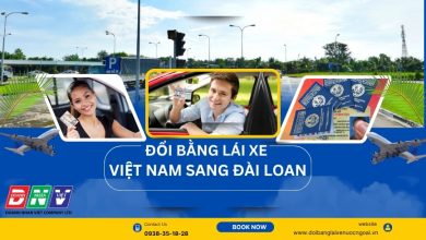 Đổi bằng lái xe Việt nam sang Đài Loan