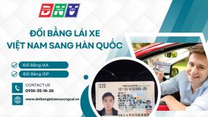 Đổi bằng lái xe Việt Nam sang Hàn Quốc