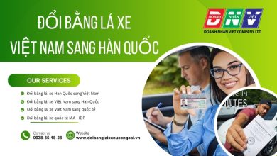 Đổi bằng lái xe Việt Nam sang Hàn Quốc