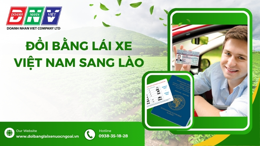 Đổi bằng lái xe Việt Nam sang Lào