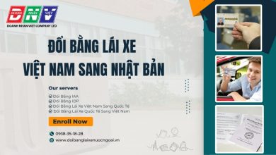 Đổi bằng lái xe Việt Nam sang Nhật Bản