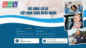 Đổi bằng lái xe Việt Nam sang nước ngoài